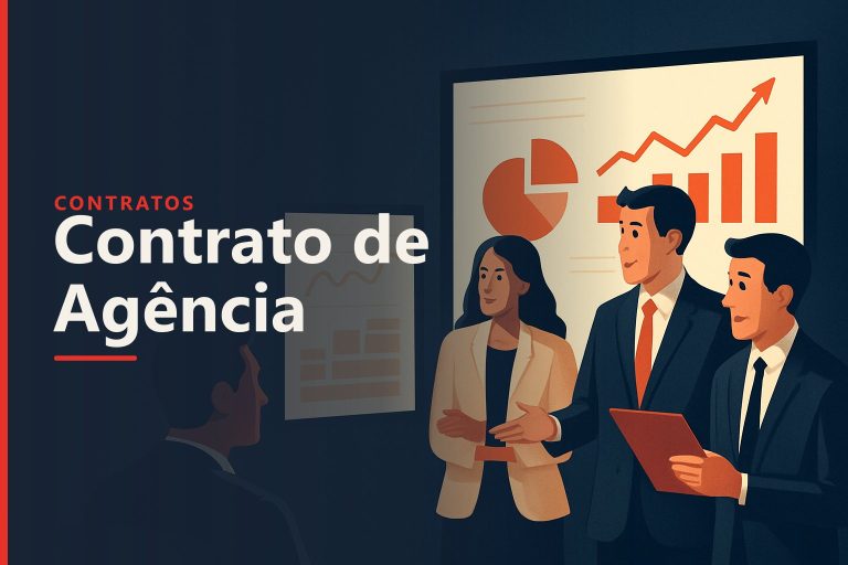 Contrato para agência de marketing sobre um painel de campanhas digitais