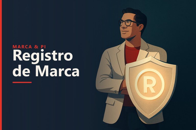 Registro de marca no INPI protegendo o nome de uma empresa
